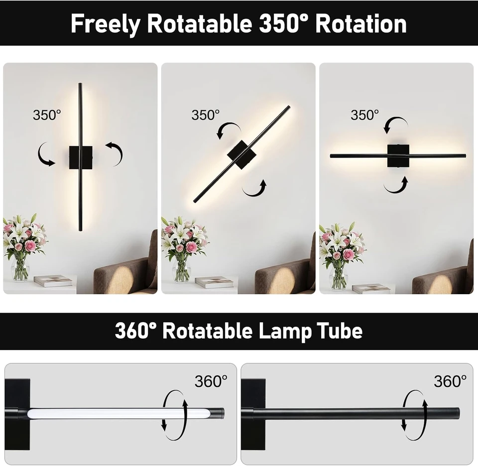 GISTAR battery-operated wall sconce, product view 5