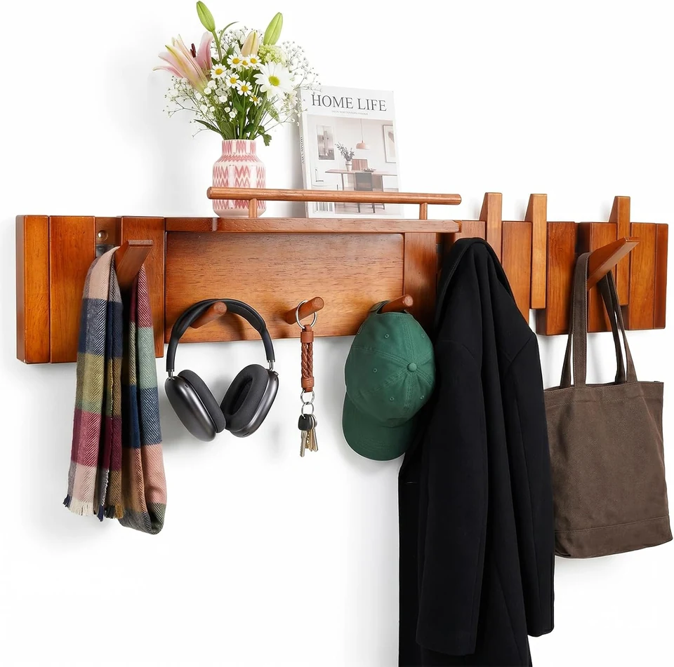 GISTAR wall-mounted hanger 9-hook product view 1