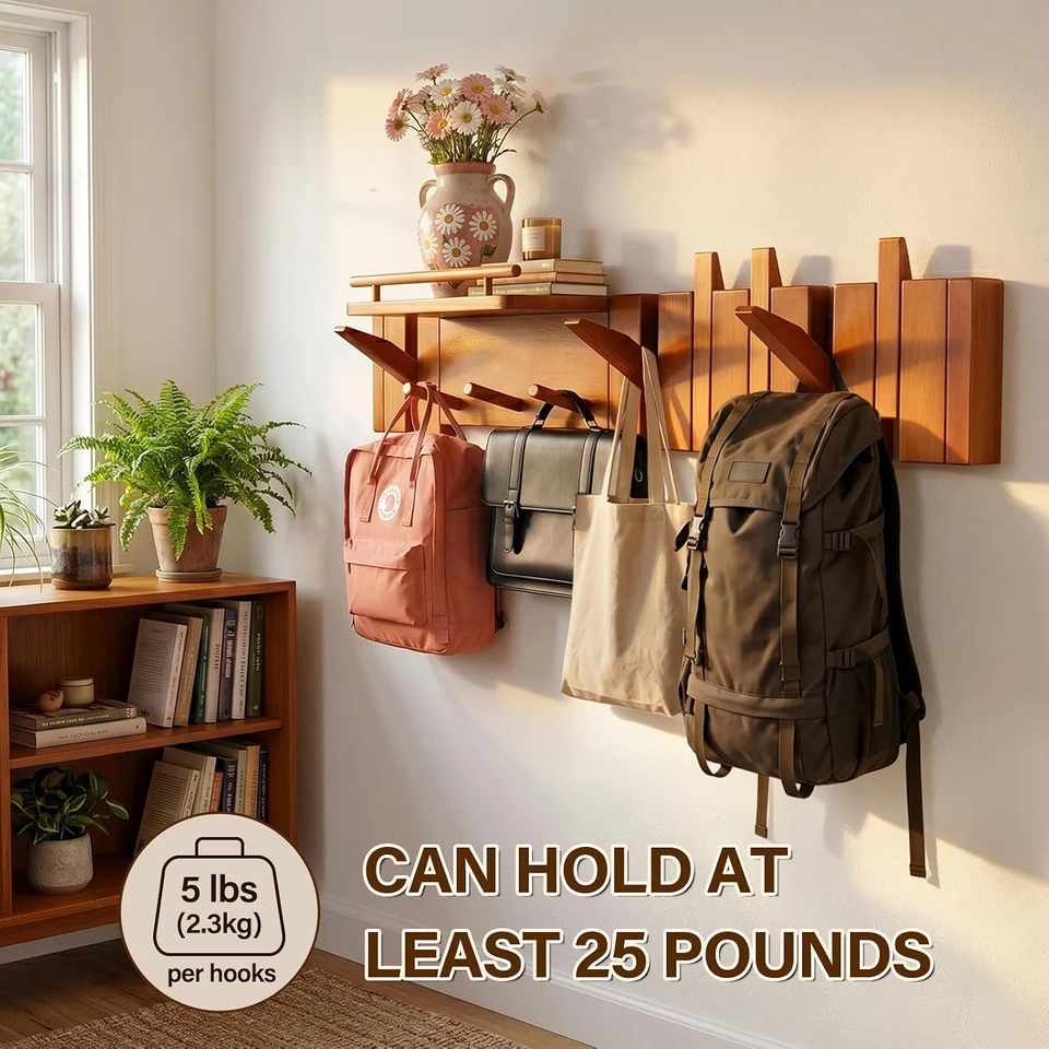 GISTAR wall-mounted hanger 9-hook product view 4