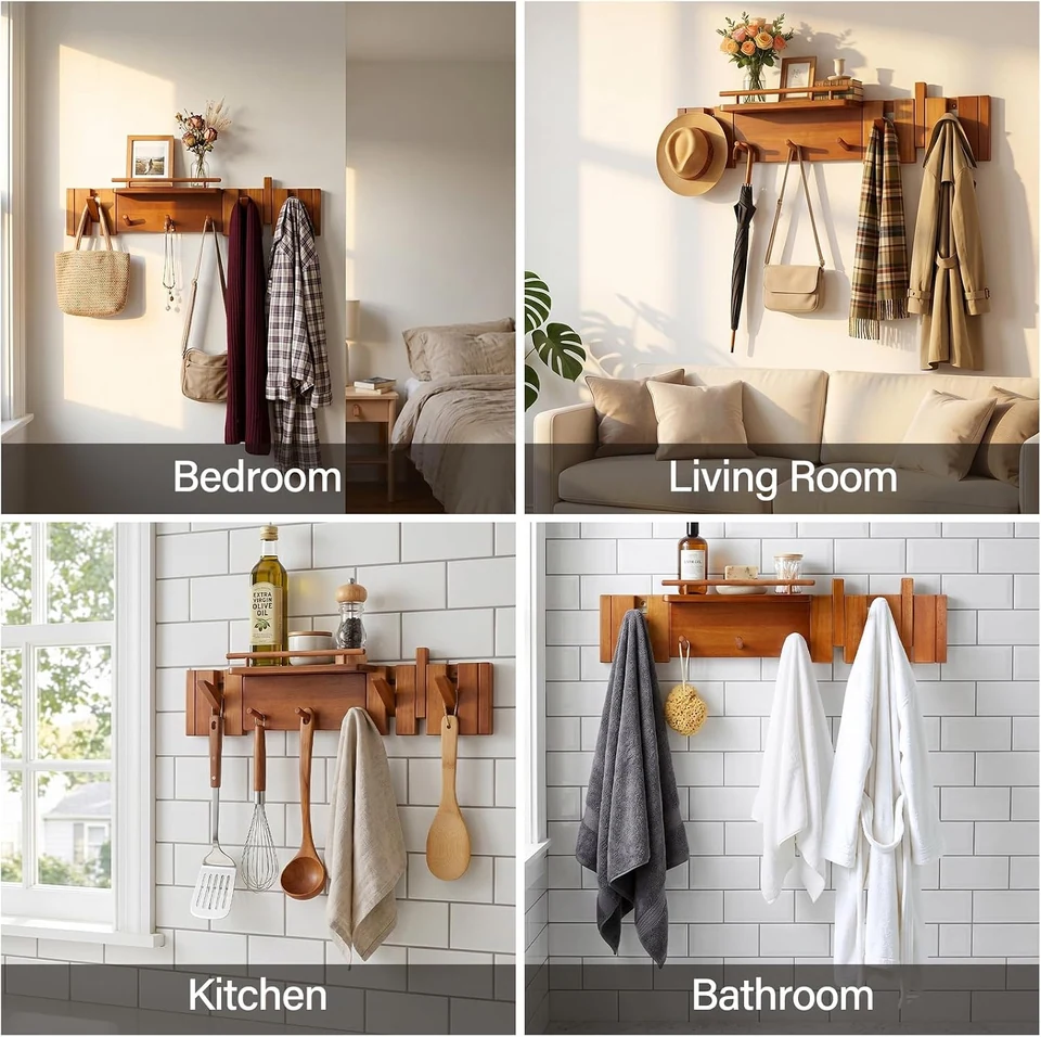 GISTAR wall-mounted hanger 7-hook product view 5